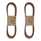 (2) Deck Belts Fits Husqvarna GTH2448 YTH2348 YTH2448 593773401 197242 53219724
