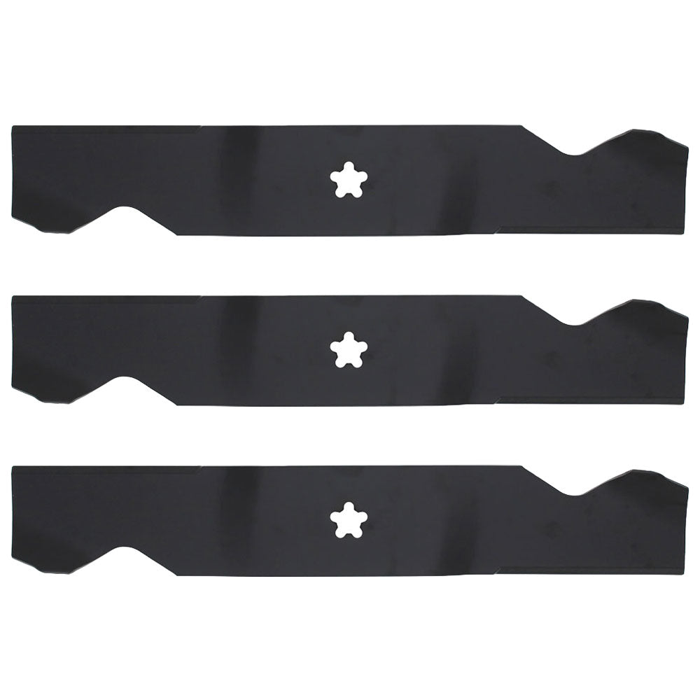 Set of 3 18-1/2" x 5 Point Star AYP STD Lift Fits Husqvarna 532187254 532187256