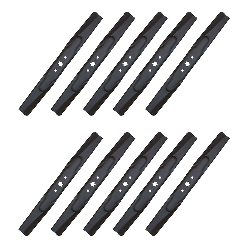 742-04244 Qty 10: Standard Mower Blades Fits Cub Cadet
