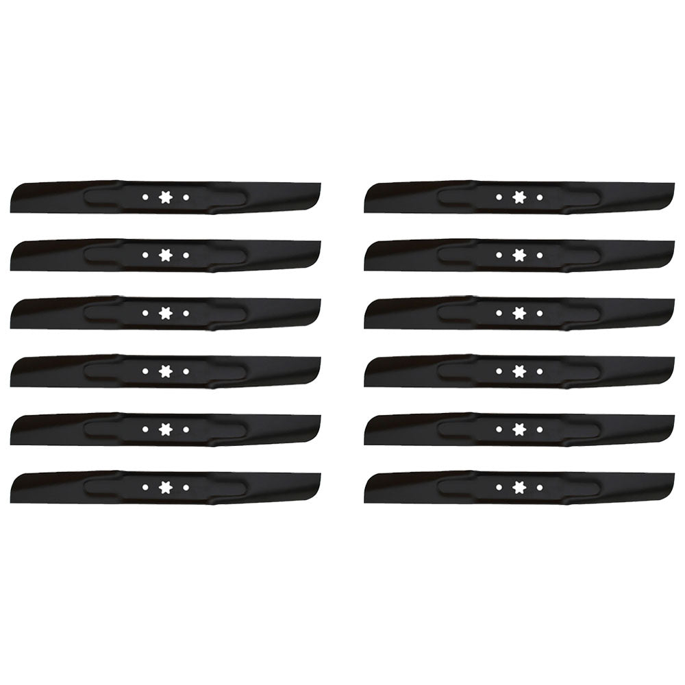 742-04244A Qty 12: Standard Mower Blades Fits MTD