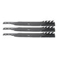 302-622 Qty 3: Toothed Mulching Blade
 Fits John Deere 1 F915 160 180 1842GV