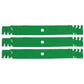 AM102402 AM38314 M141786 Three 72 Deck Mulching Blades Fits John Deere