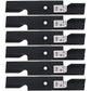 021871 Qty 6: Notched Mower Blade Fits Lesco