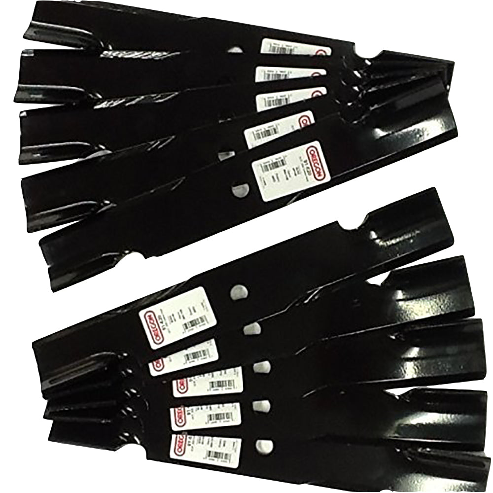 91-620 Qty 10: Notched Mower Blade
 Fits Oregon