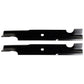 107-3196-03 Qty 2: Notched Mower Blade
 Fits Toro