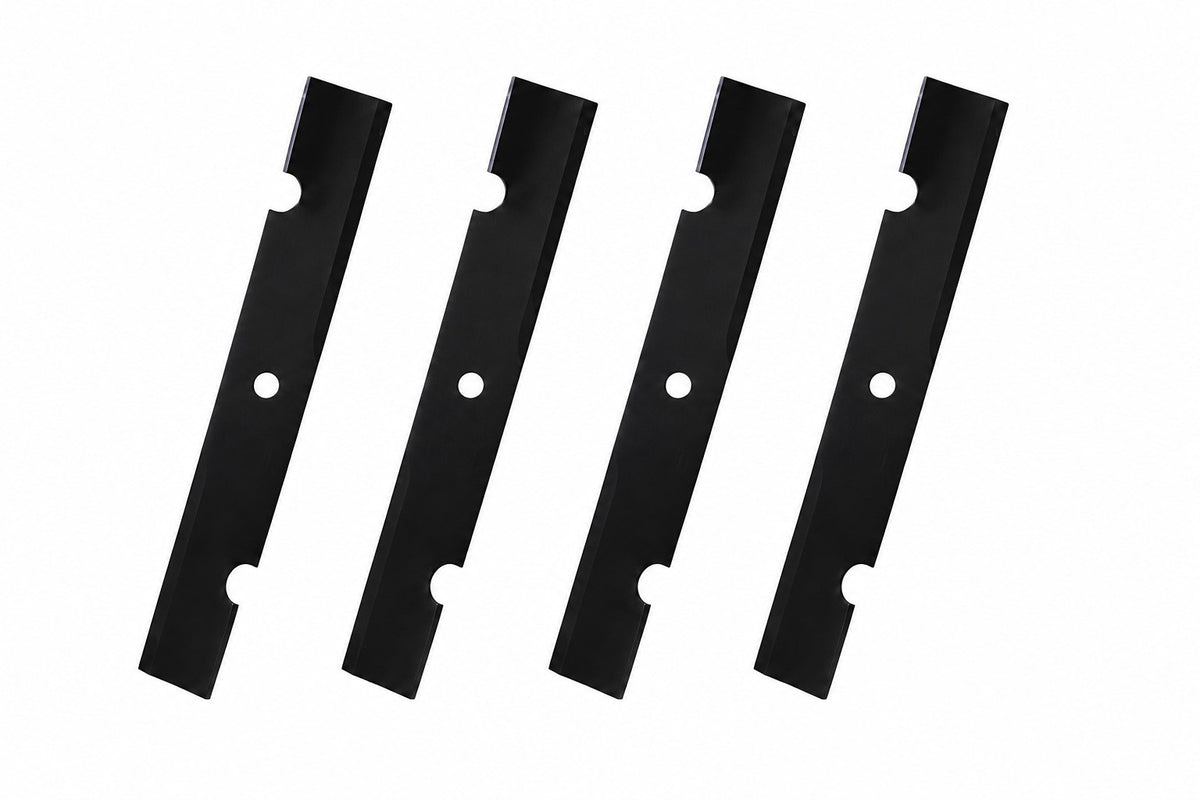 038-5350-00 Qty 4: Notched Mower Blade
 Fits Bad Boy