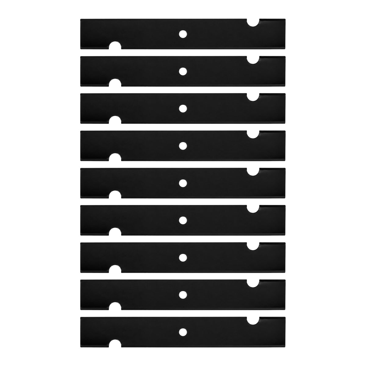 21871 Qty 9: Notched Mower Blade
 Fits Universal Products