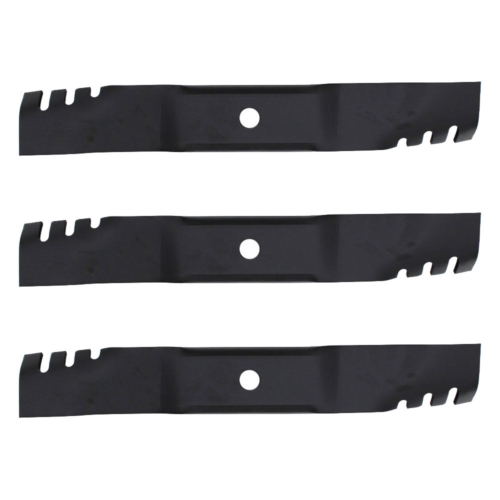 Set of (3) - M143520 M145516 Predator Mulch Blades Fits John Deere 54C Deck