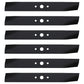 6PK Mower Blades for Simplicity 44" Broadmoor 1704100 1716696ASM 1727774A