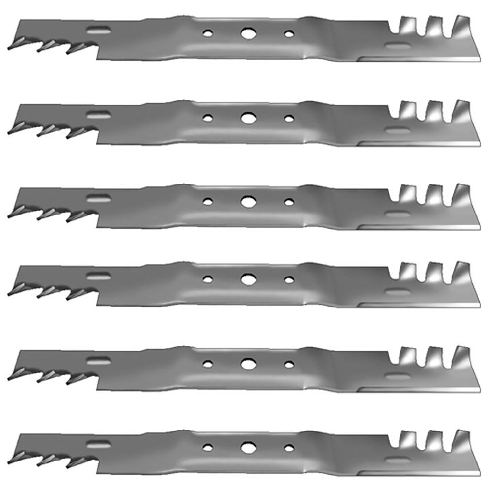 GX20249 Qty 6: Mulching Mower Blade Fits John Deere 14.542GS 14.542GS Sabre