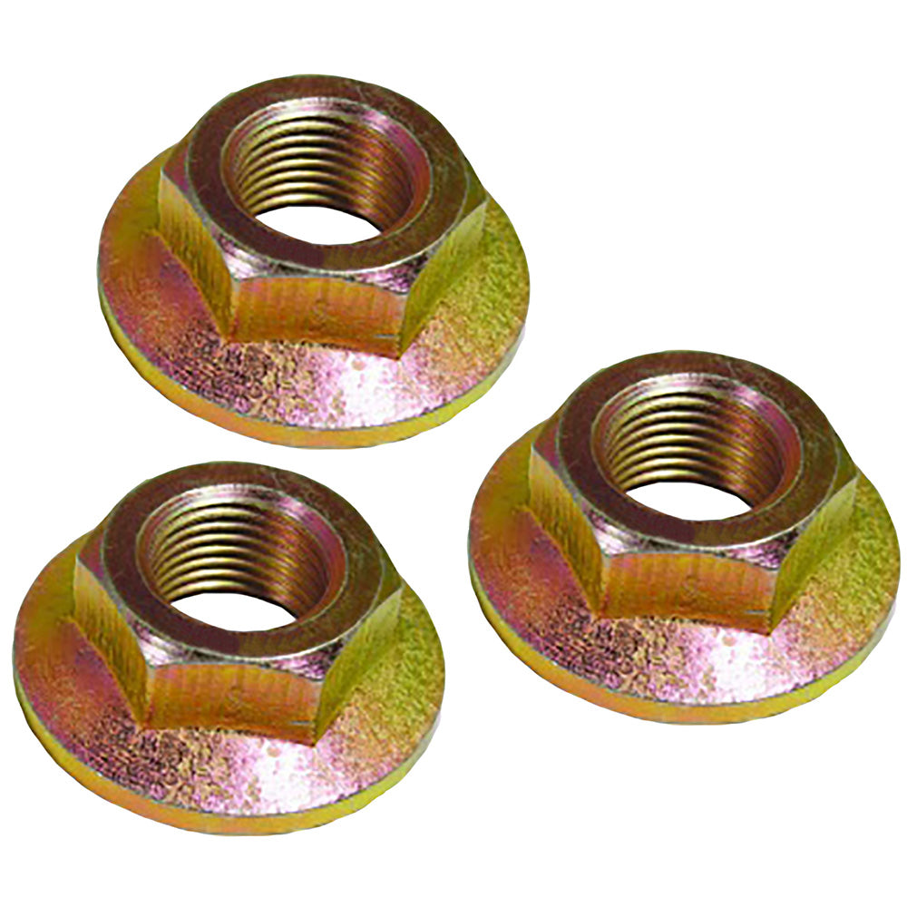 (3 Pack) Spindle Blade Nut Fits Cub Cadet Zero Turn Mower