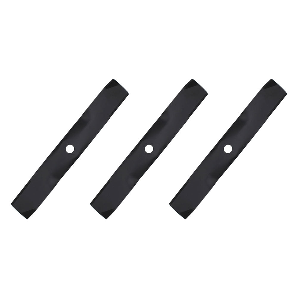 3 Mulching Blades 48" Fits John Deere M115495 MADE IN USA LX178 LX188 325 335