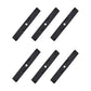6Pk 596-332 Fits Gator Blades Fits John Deere M111522, M113517, M114581