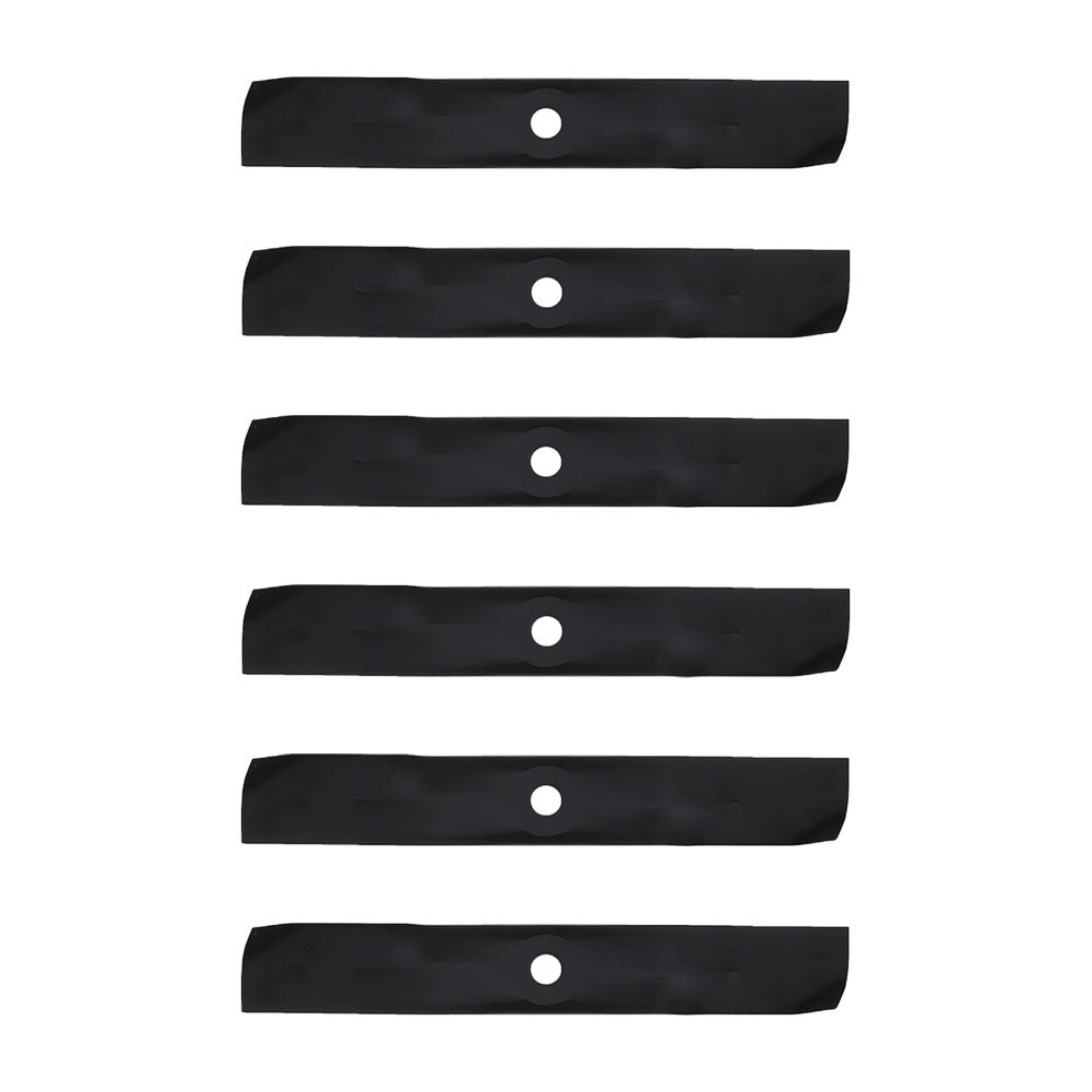 6Pk 596-332 Fits Gator Blades Fits John Deere M111522, M113517, M114581