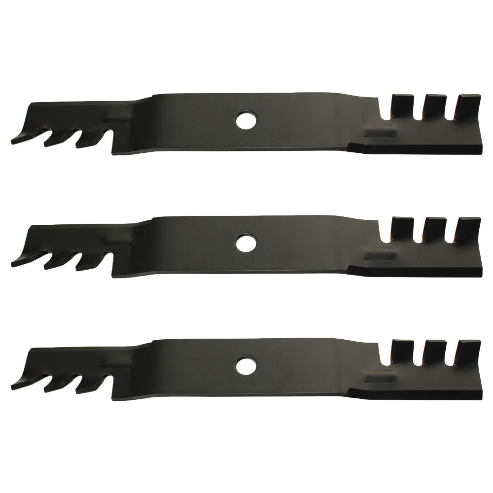 Set of 3 mulching mower blades to Fits John Deere 54" M143520 X700 X720 X724