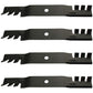 M145516 Qty 4: Toothed Mulching Blade
 Fits John Deere 2320 GT225 GT235 GT245