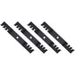 M145516 Qty 4: Toothed Mulching Blade
 Fits John Deere 2320 GT225 GT235 GT245