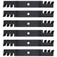 M145516 Qty 6: Toothed Mulching Blade Fits John Deere 2320 GT225 GT235 GT245