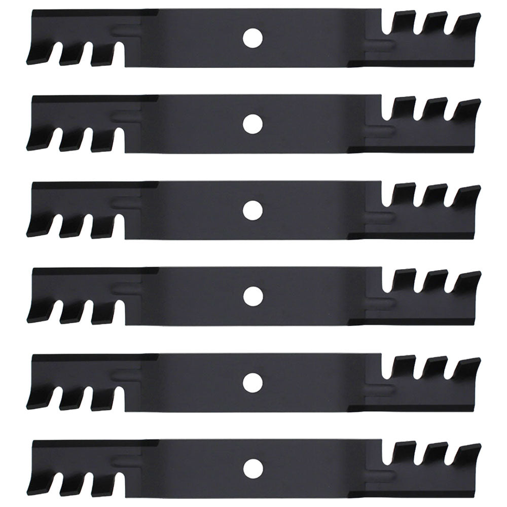 6PK Blades Fits John Deere 54C X465 X475 X485 X495 Z425 Z445 396-719