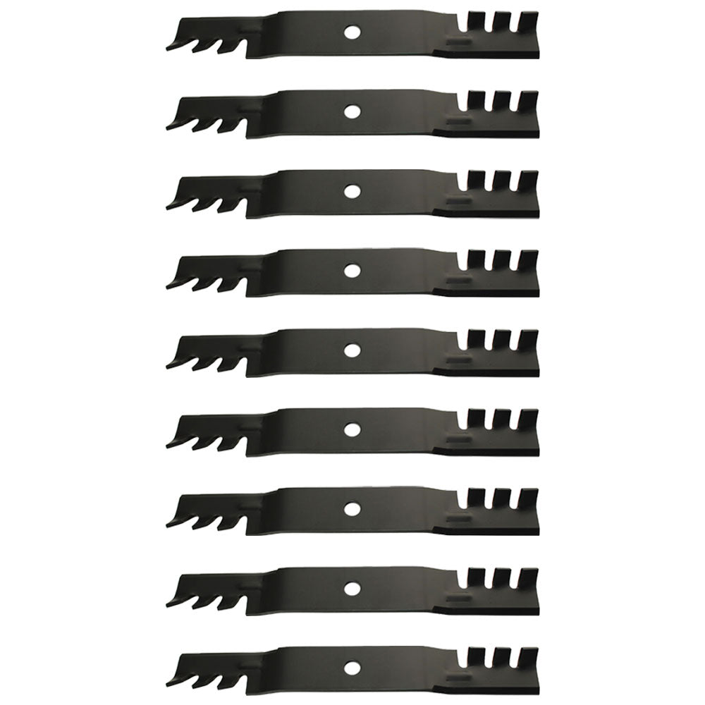 M145516 Qty 9: Toothed Mulching Blade Fits John Deere 2320 GT225 GT235 GT245