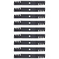 M145516 Qty 9: Toothed Mulching Blade Fits John Deere 2320 GT225 GT235 GT245