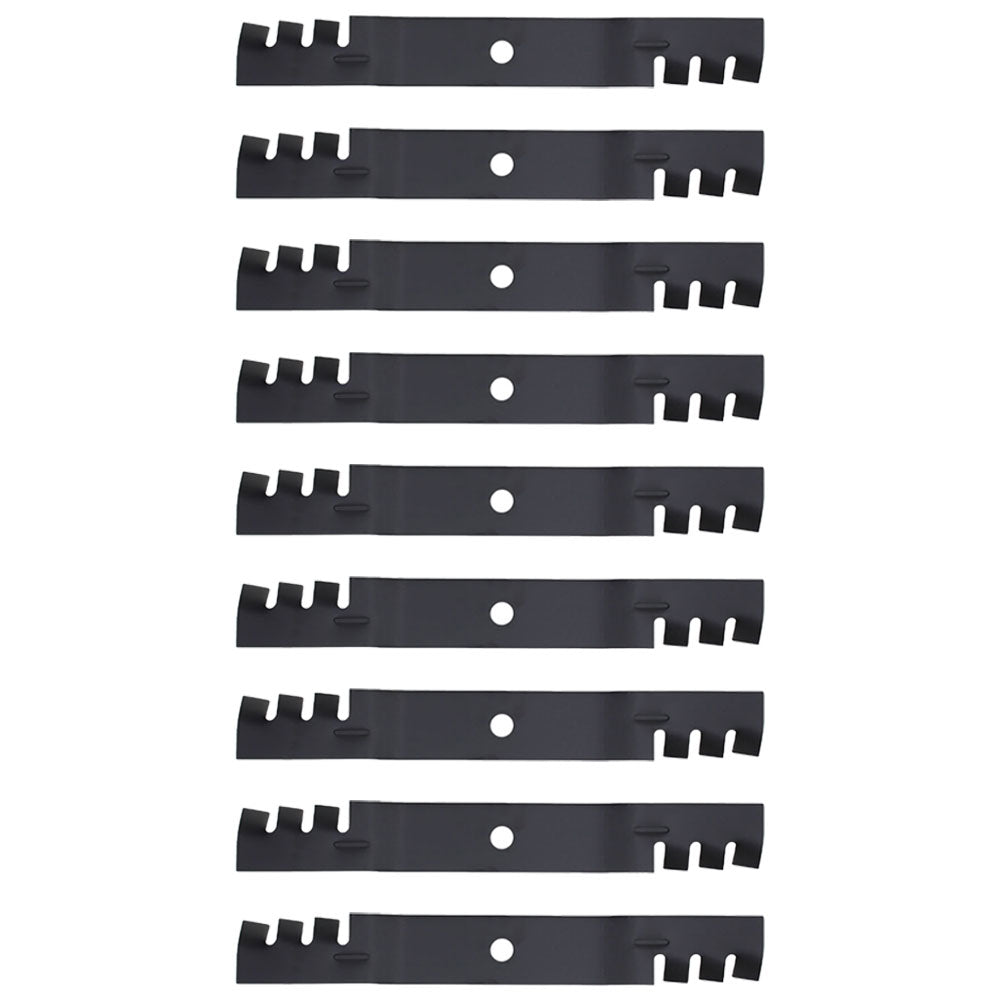 M145516 Qty 9: Toothed Mulching Blade Fits John Deere 2320 GT225 GT235 GT245