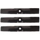 Qty 3: 16-1/2" Mulching Mower Blades Fits Windsor Replaces 50-4385