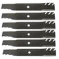 6PK Mulch Blade 48" Deck Fits John Deere LA130 LA140 LA145 LA165 GY20852 GX21784