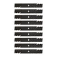 AM137757 Qty 9: Toothed Mower Blade Fits John Deere 145 155C D140 D150 D155 D160