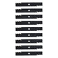 AM137757 Qty 9: Toothed Mower Blade Fits John Deere 145 155C D140 D150 D155 D160