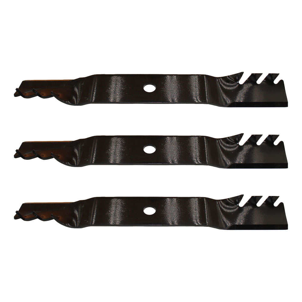 51-2440 Qty 3: Toothed Mower Blade Fits Windsor