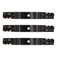 51-2440 Qty 3: Toothed Mower Blade Fits Windsor