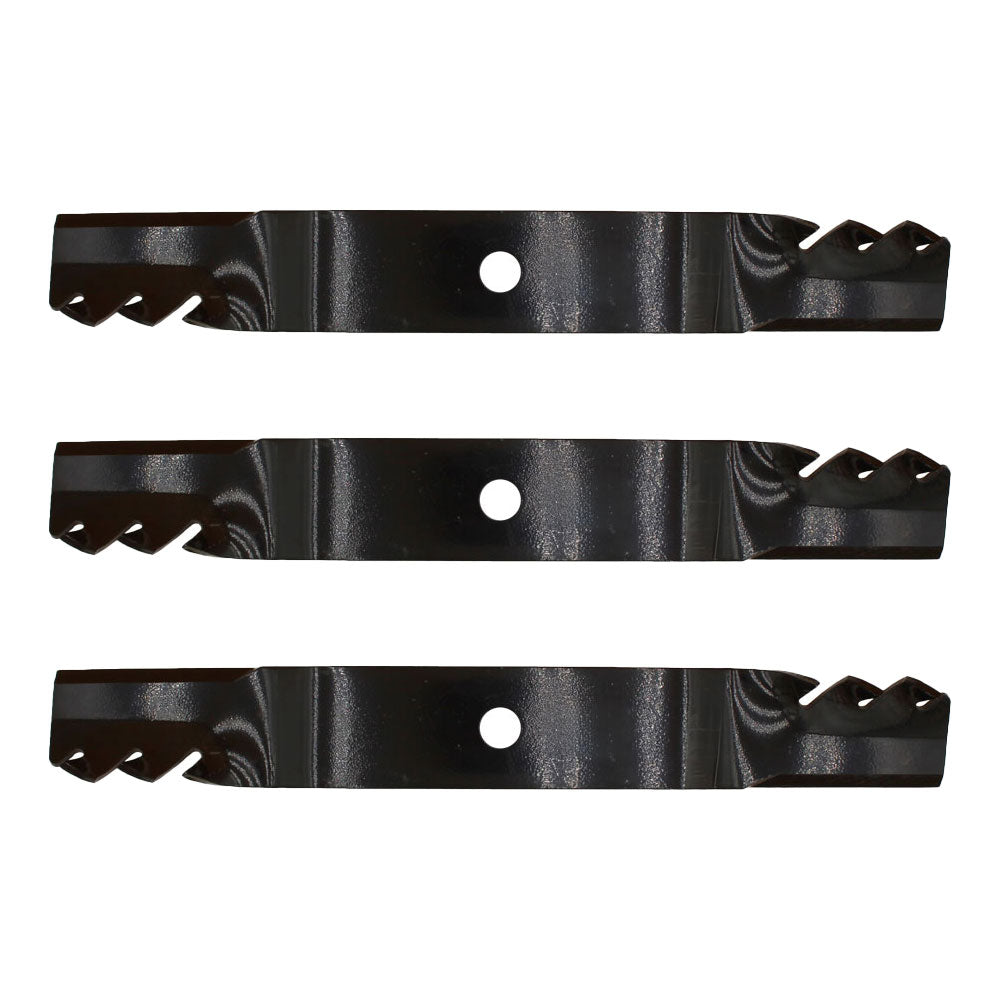 51-2440 Qty 3: Toothed Mower Blade Fits Windsor