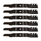 51-2440 Qty 6: Toothed Mower Blade Fits Windsor