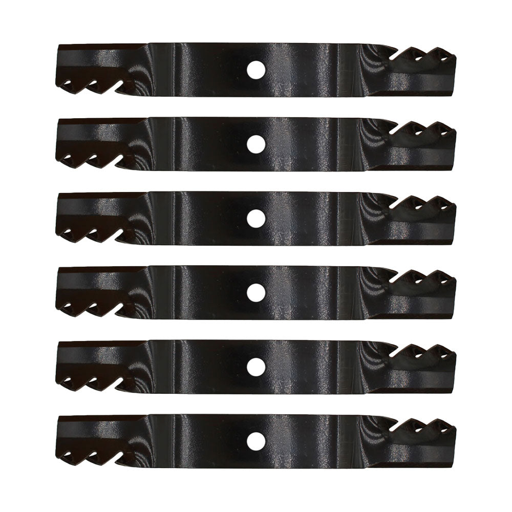 M115496 Qty 6: Toothed Mower Blade Fits Scotts 1999-2001 GT2554 S2554
