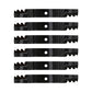 96306 Qty 6: Toothed Mower Blade Fits John Deere 12.5 HP 14 HP 17 HP 2254 2354