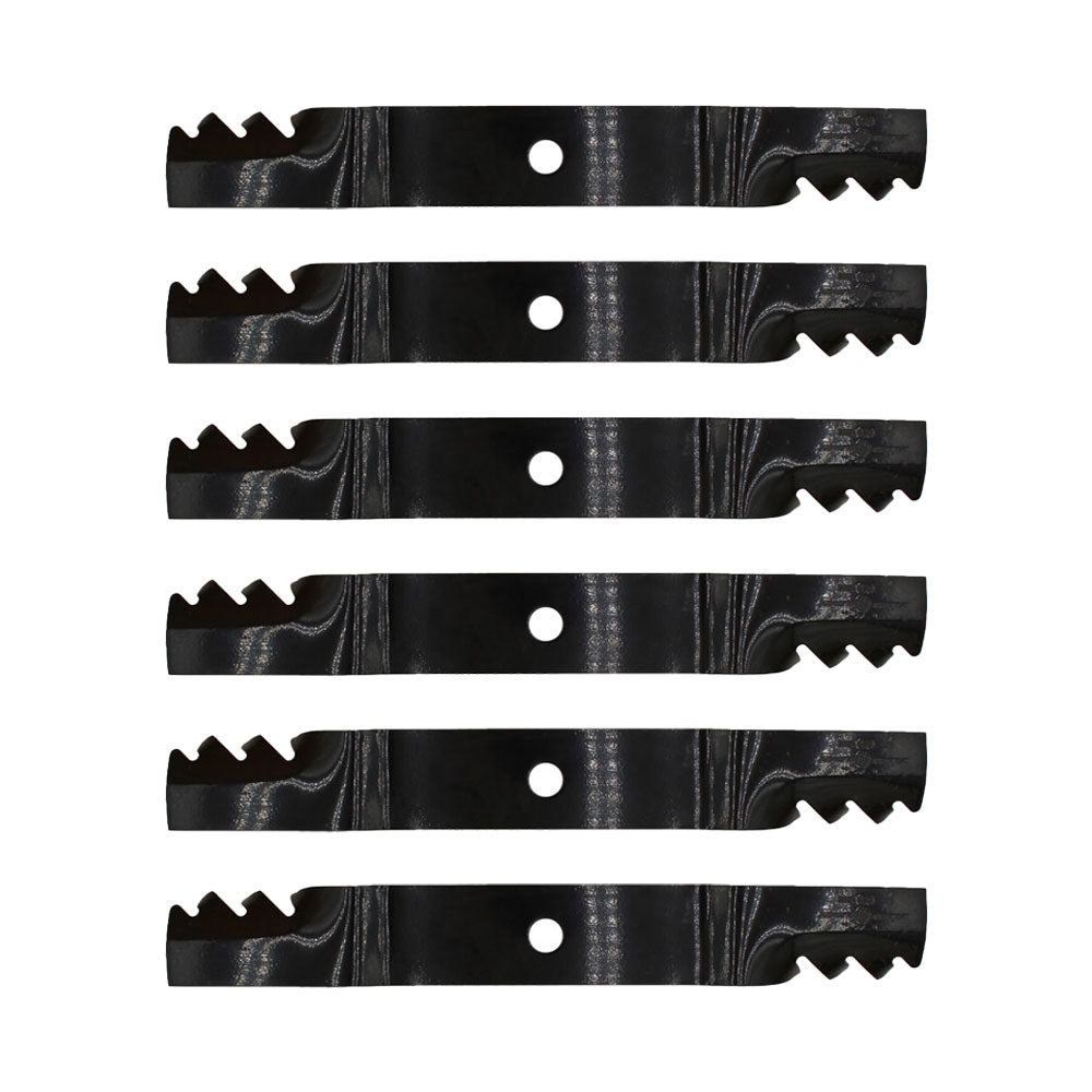 M115496 Qty 6: Toothed Mower Blade Fits Scotts 1999-2001 GT2554 S2554