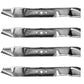 742P3033 Qty 4: 21" Mulch Mower Blade Fits Craftsman