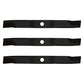 3 PK 92-116 72" Cut HD Blades Fits Kubota K5677-34330
