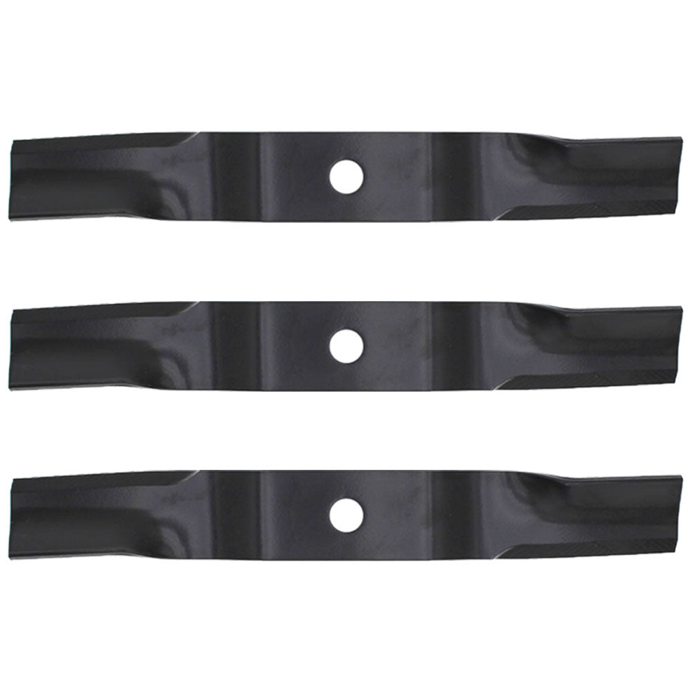 Set of 3 XHT 54" Mower Blades to Fits Kubota K5619-34350 RCK54GR ZD321N