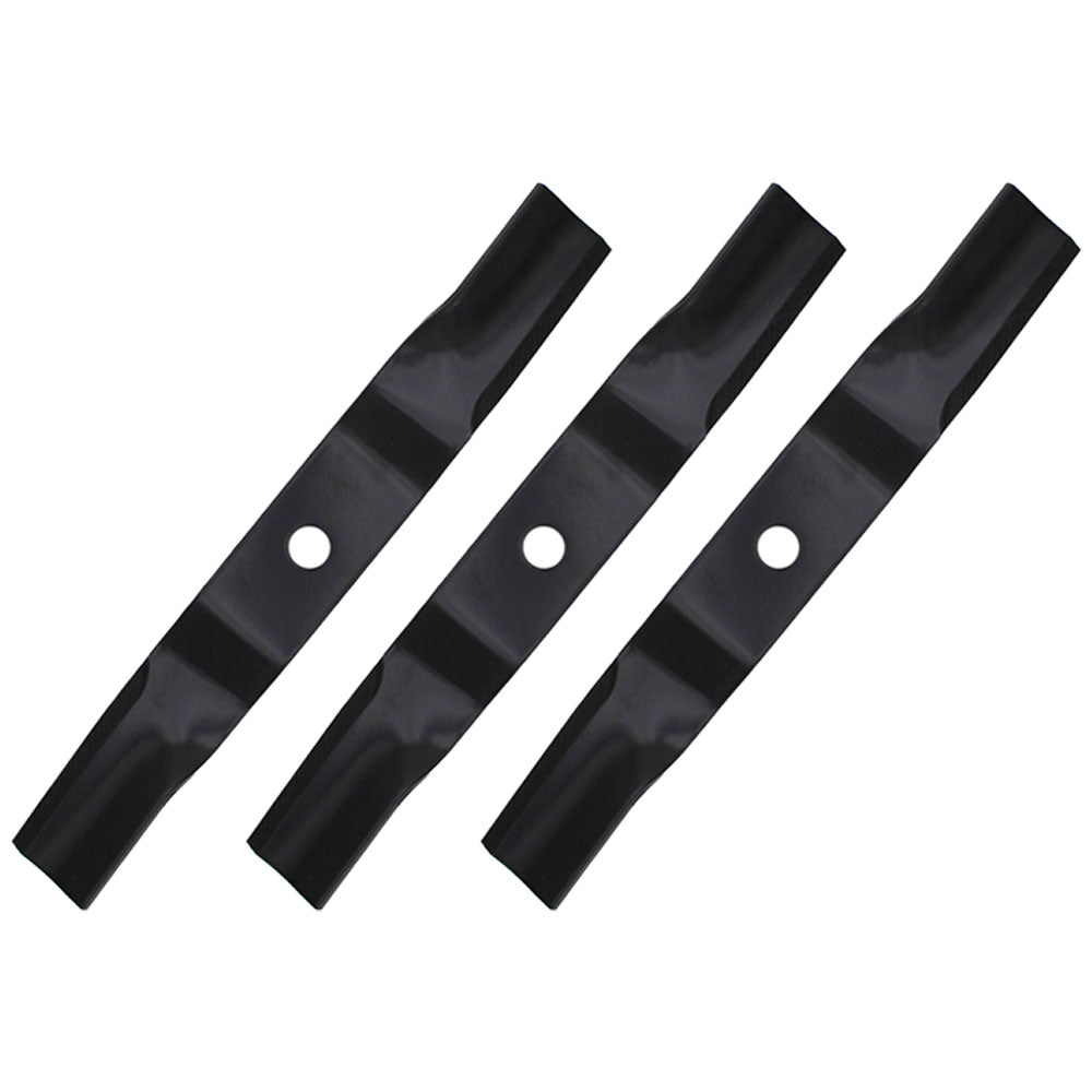 Set of 3 XHT 54" Mower Blades to Fits Kubota K5619-34350 RCK54GR ZD321N