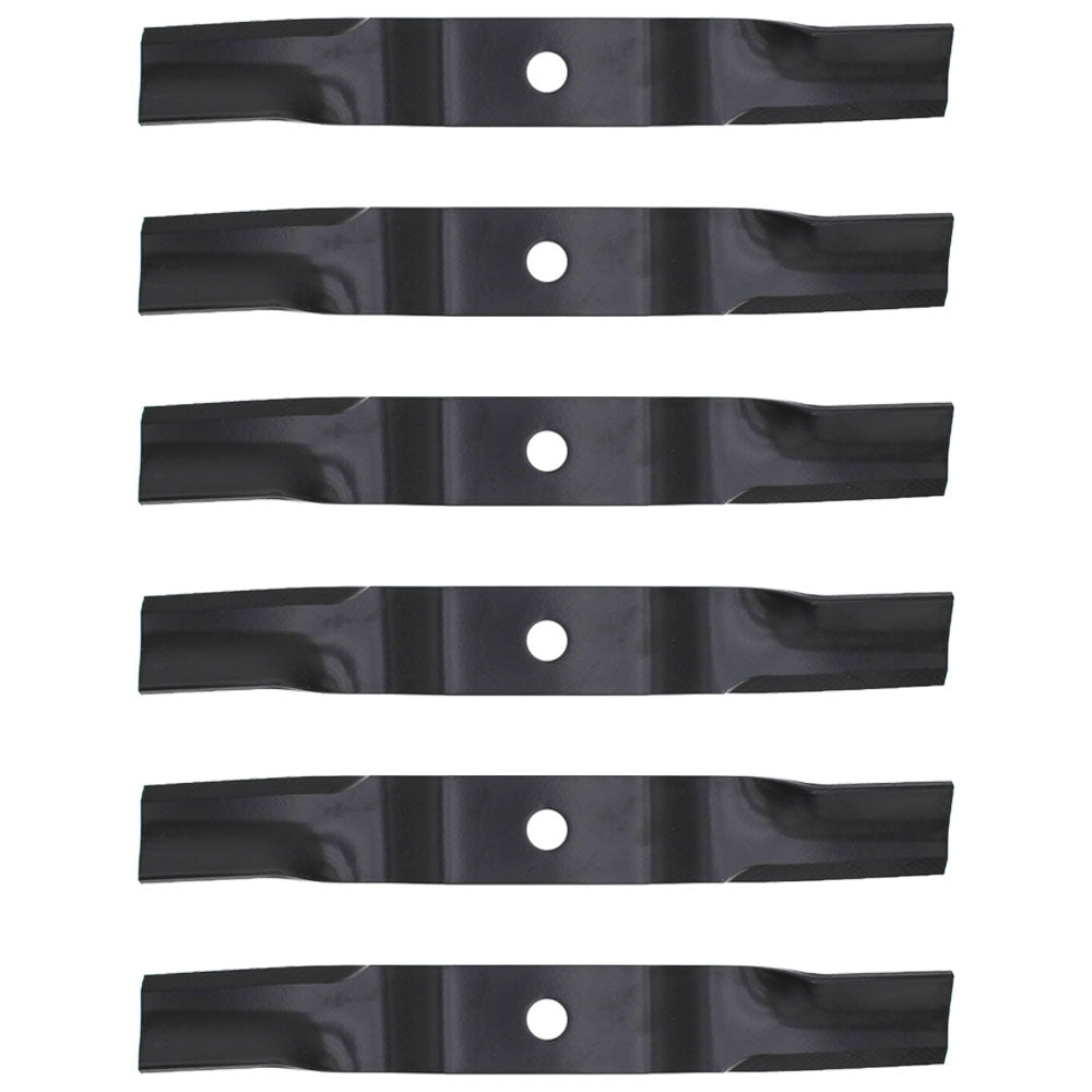 6 XHT Heavy Duty Blades Fits Kubota K5619-34350 K561934350 for 54" Cut Decks
