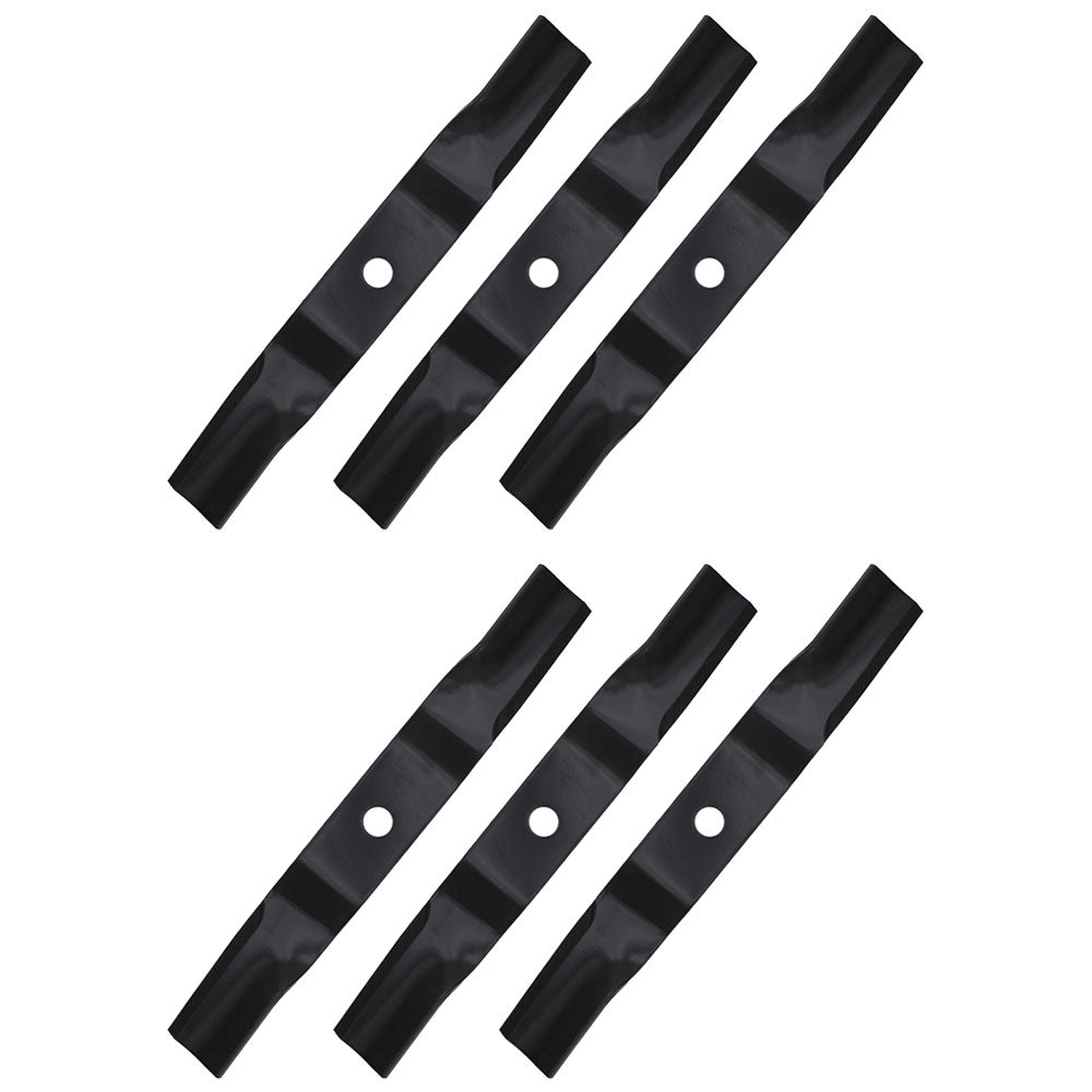 6 XHT Heavy Duty Blades Fits Kubota K5619-34350 K561934350 for 54" Cut Decks