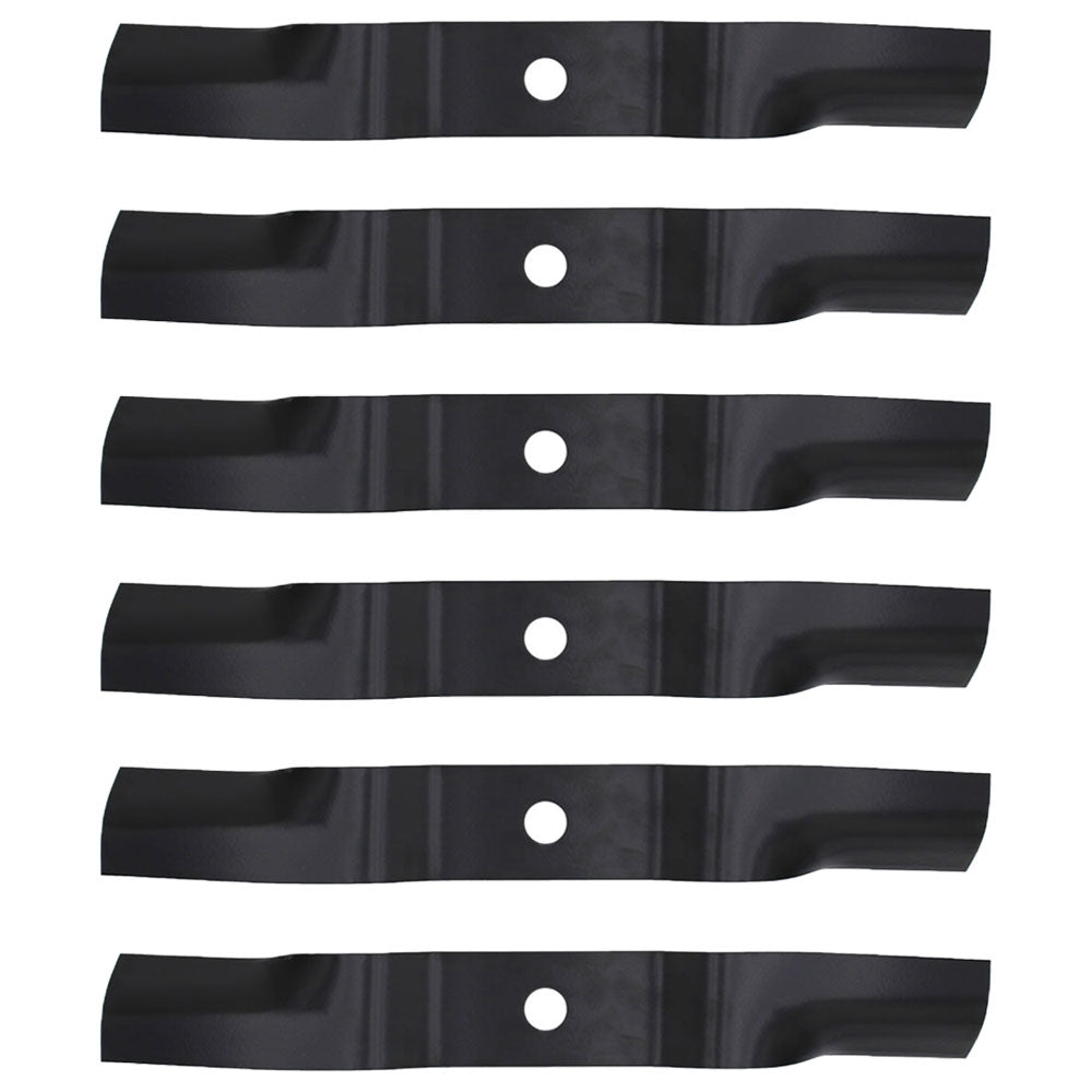 K5935-34360 Set of Six New High Lift Mower Blade Fits Kubota ZD221 ZG227