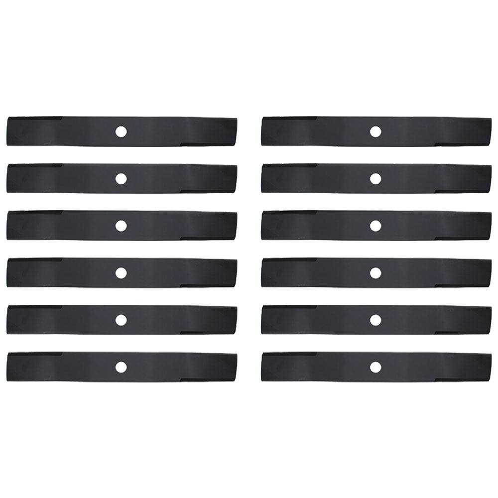 M136195 Qty 12: Medium Lift Mower Blade
 Fits John Deere 647A 657A 667A 717A