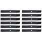 M136195 Qty 12: Medium Lift Mower Blade
 Fits John Deere 647A 657A 667A 717A