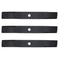 Set of 3 XHT 54" mower blades to fit Fits John Deere M136195 Ztrak M653 M655