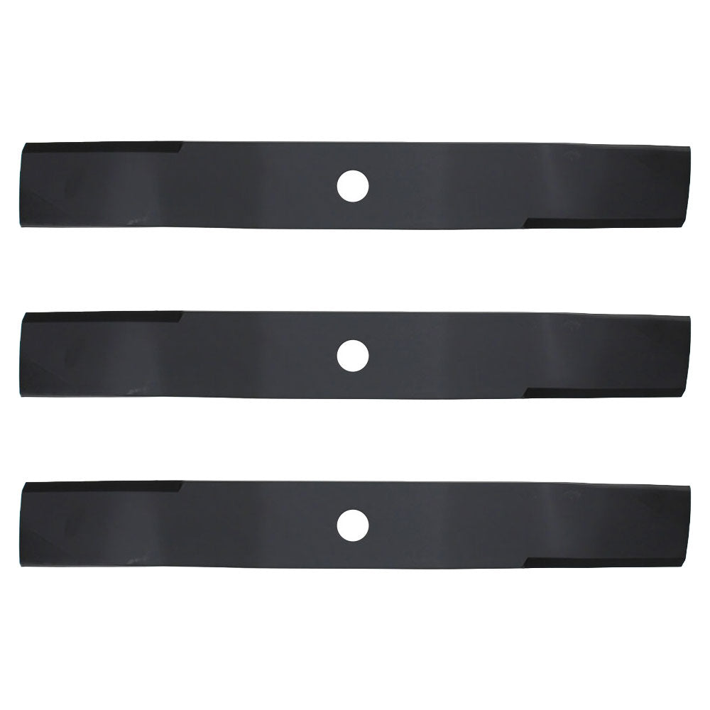 Set of 3 XHT 54" mower blades to fit Fits John Deere M136195 Ztrak M653 M655