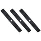 Set of 3 XHT 54" mower blades to fit Fits John Deere M136195 Ztrak M653 M655
