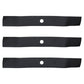 Set of 3 XHT 54" mower blades to fit Fits John Deere M136195 Ztrak M653 M655